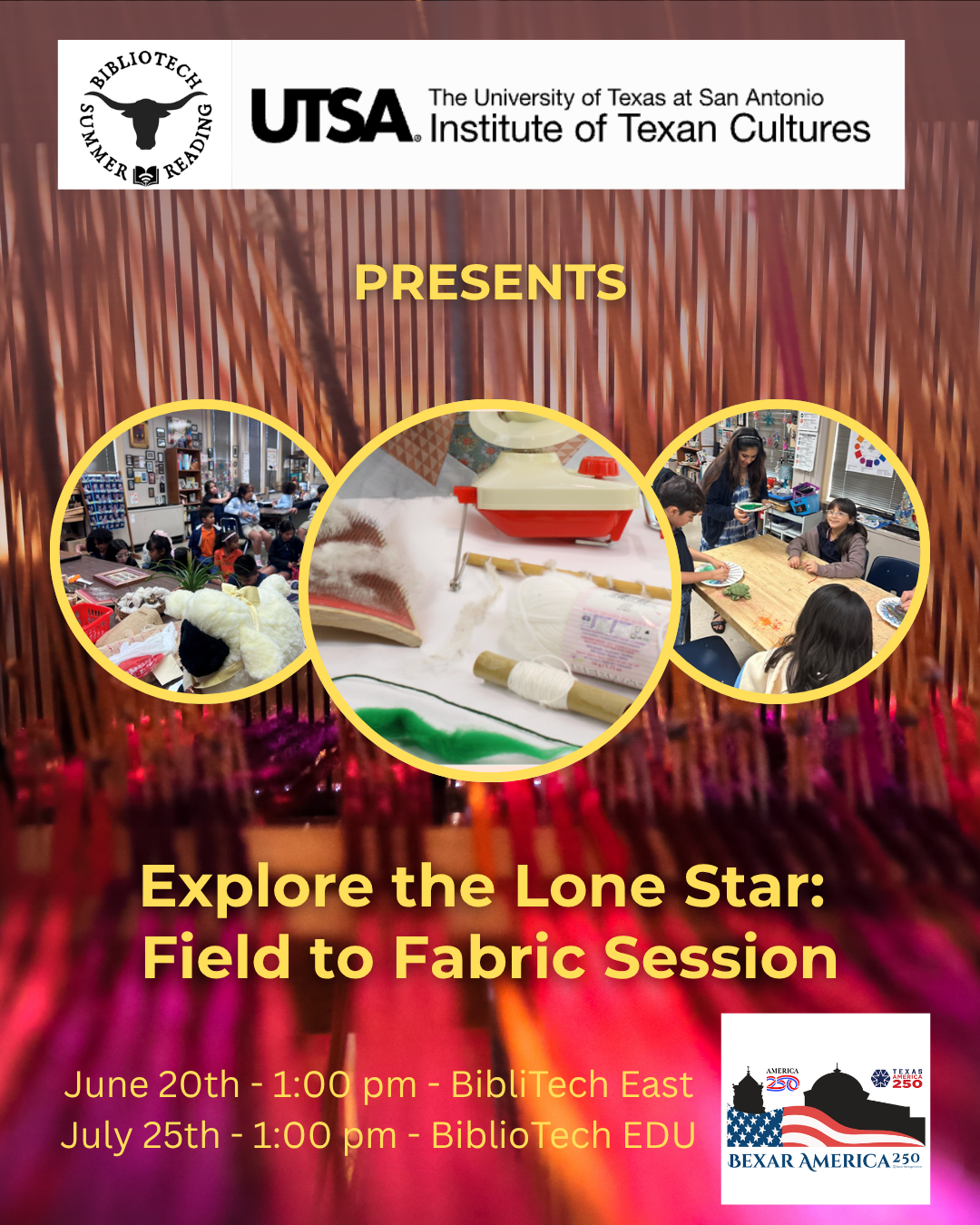 Explore the Lone Star: Field to Fabric | Summer Reading 2026